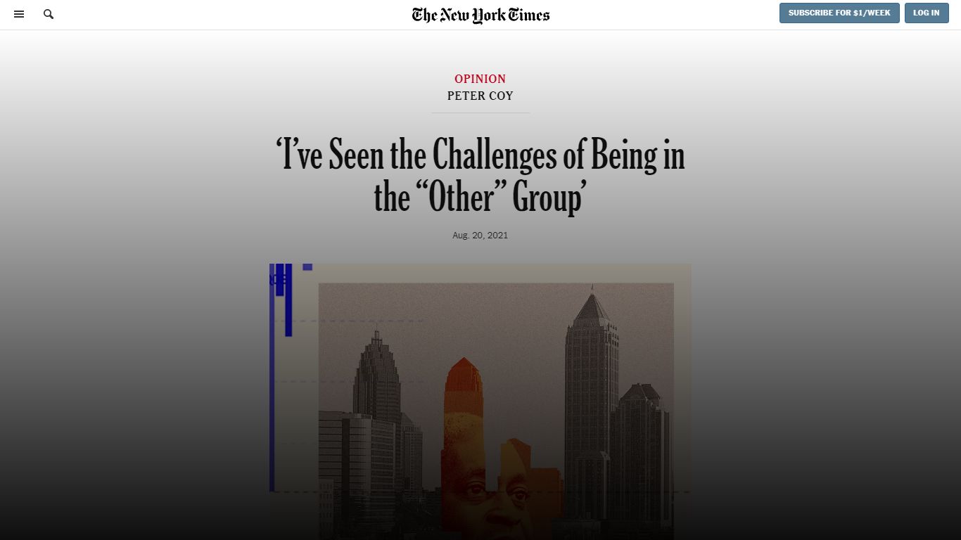 ‘I’ve Seen the Challenges of Being in the “Other” Group’